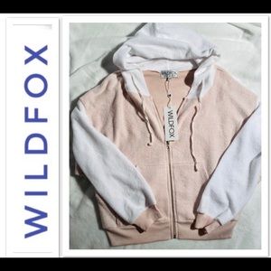 WILDFOX Zip-up Hoodie NWT! Sz M